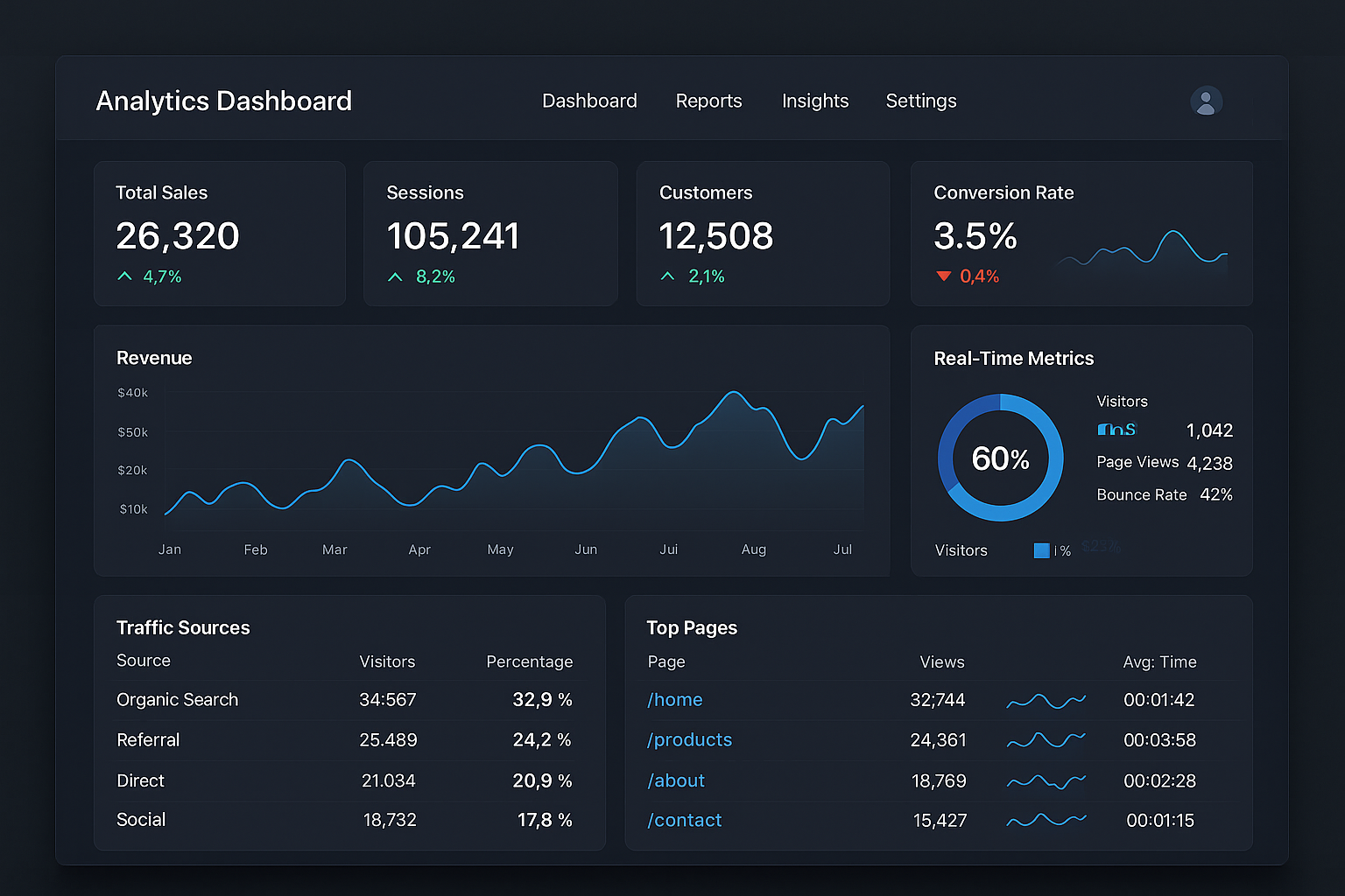 Analytics Dashboard